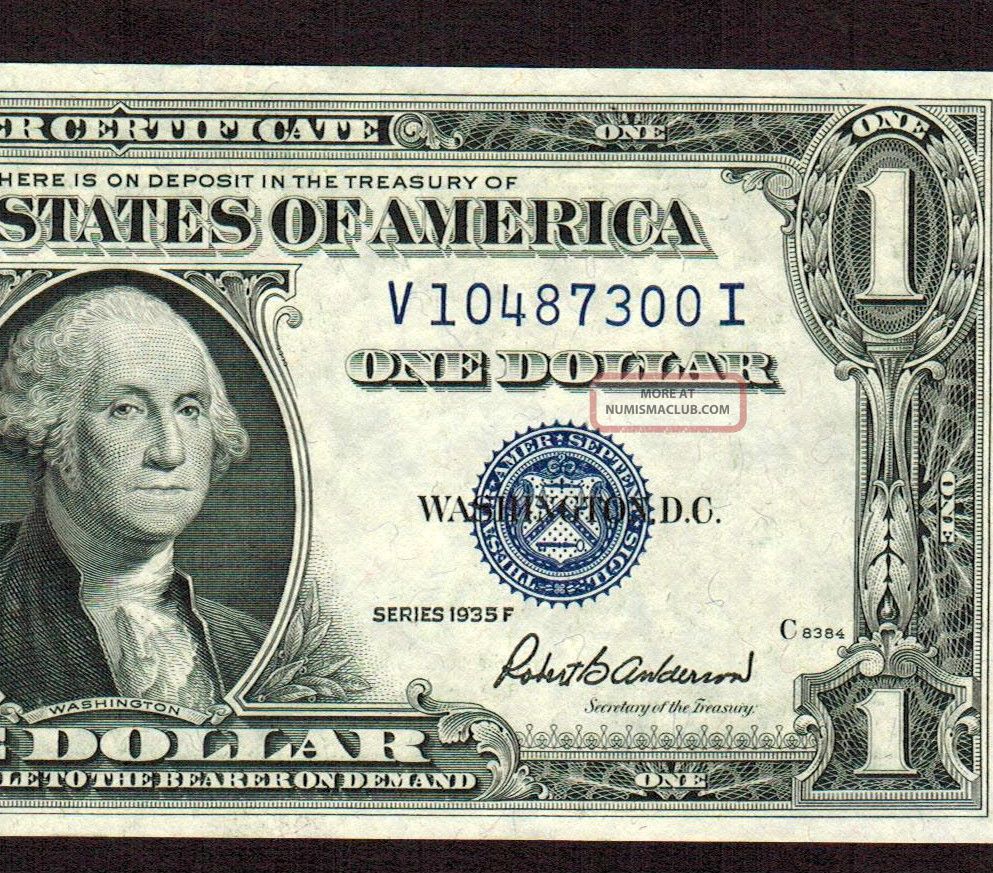 $1 1935f Silver Certificate (choice Uncirculated) More Currency 4 Small Size Notes photo