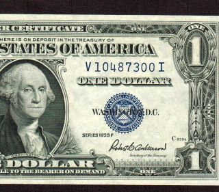 $1 1935f Silver Certificate (choice Uncirculated) More Currency 4 photo