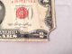 U S 2 Dollar Bill 1953 Red Seal Currency Paper Money Old Legal Tender Note Small Size Notes photo 1