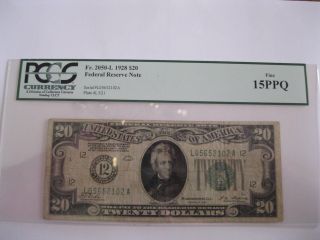1928 Twenty Dollar ($20) 