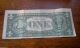 1977 $1 Off Centered Us Bank Note Small Size Notes photo 1
