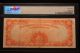 1907 Lg.  Size $10 Gold Certificate Pmg 25 Very Fine Fr.  1172 Large Size Notes photo 1