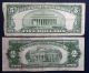 One 1953a $5 Silver Certificate & One 1928d $2 United States Note (c84521651a) Small Size Notes photo 1