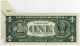1969b 1 Dollar - Spectacular Fold - Over,  W.  Sheet Numbers,  Overlapped Sn Paper Money: US photo 2