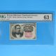 10 Cent Fifth Issue Fractional Currency Pmg 63 Epq Choice Unc Fr 1265 Paper Money: US photo 10