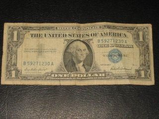 $1 Silver Certificate 1957 Series B. . . . .  230a photo