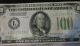 1928a 100 Dollar Redeemable In Gold U.  S.  Bank Note,  San Francisco,  Circulated Small Size Notes photo 2