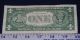 U.  S.  One Dollar Silver Certificate,  1957b,  Circulated,  Serial Number W63598221a. Small Size Notes photo 1
