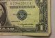 1957 B Circulated One Dollar Silver Certificate Old Paper Money Us Note Small Size Notes photo 2
