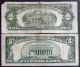 One Red Seal 1928g $2 & One Red Seal 1928c $5 United States Note (f69838933a) Small Size Notes photo 1