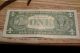 1957 - A 1dollar Silver Cirt.  Us.  Blue Sealvf.  Cresp Note Paper Money: US photo 3