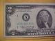 Uncirculated 1976 Boston First Day Two Dollar Bill & Stamp Small Size Notes photo 2