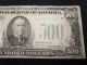 $500 1934 Chicago Frn Julian/morgantheau Signatures Small Size Notes photo 1