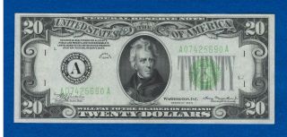 1934 Federal Reserve Twenty Dollar Note photo