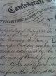 1863 Confederate $100 War Bond Paper Money: US photo 9