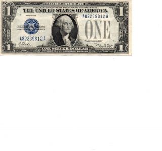 1928 $1.  00 Silver Cert 