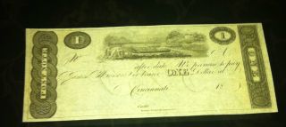 One Dollar James Monroe Cincy - Ohio,  United States Post Note Piece Of History photo