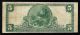 Providence,  Ri,  Charter 1339,  Series 1902,  $5.  00 Plain Back,  Very Fine Paper Money: US photo 1