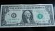 Rare $1 Dollar Bill Overprint Error Federal Reserve Note Misprint Paper Money: US photo 1