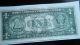 Rare $1 Dollar Bill Overprint Error Federal Reserve Note Misprint Paper Money: US photo 2