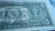 Rare $1 Dollar Bill Overprint Error Federal Reserve Note Misprint Paper Money: US photo 3