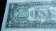 Rare $1 Dollar Bill Overprint Error Federal Reserve Note Misprint Paper Money: US photo 4