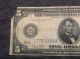 1914: $5.  00: Fed.  Reserve Note.  (fr 891a:,  Sf. .  ::■low Price■◇■make Offer■ Large Size Notes photo 1