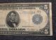 1914: $5.  00: Fed.  Reserve Note.  (fr 891a:,  Sf. .  ::■low Price■◇■make Offer■ Large Size Notes photo 2