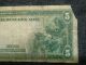 1914: $5.  00: Fed.  Reserve Note.  (fr 891a:,  Sf. .  ::■low Price■◇■make Offer■ Large Size Notes photo 5