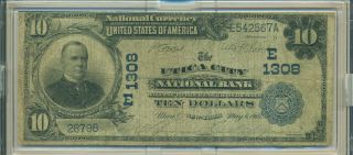 1902 $10 Date Back Utica National Bank Newyork 1308e Tougher Ny Note photo