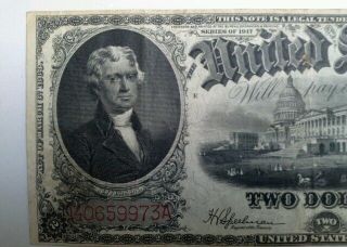 1917. . .  $2.  00. .  Legal Tender. .  Vf/xf.  
