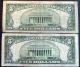 One 1953 $5 Silver Certificate & One 1953a $5 United States Note (c00174350a) Small Size Notes photo 1