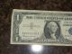 1957 B Star Note One Dollar Us Silver Certificate - Old Money - $1 Bill 2 L Small Size Notes photo 3