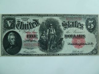 1907 $5 