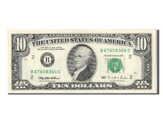[ 303870] United States,  10 Dollars Federal Reserve Note Type Hamilton, . . . photo