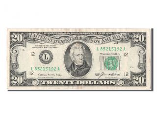 [ 303876] United States,  20 Dollars Federal Reserve Note Type Jackson,  1985, . . . photo