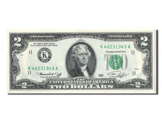 [ 303846] United States,  2 Dollars Federal Reserve Note Type Jefferson, . . . photo