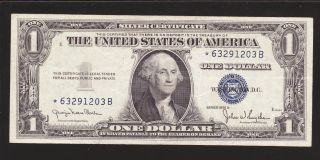 Rare 1935 - D $1 Silver Certificate Star Narrow Back Usa photo