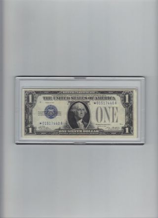 1928 One Dollar Silver Certificate Star Note photo