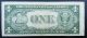 1935 G Silver Certificate Blue Seal One Dollar Bill Off Center Error Small Size Notes photo 1