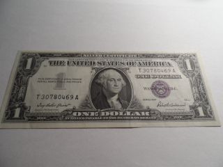 One Dollar 1957 Series Silver Certificate photo