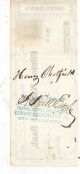 1873 Clinton National Bank,  Clinton,  Connecticut.  W/ Revenue Stamp Paper Money: US photo 1