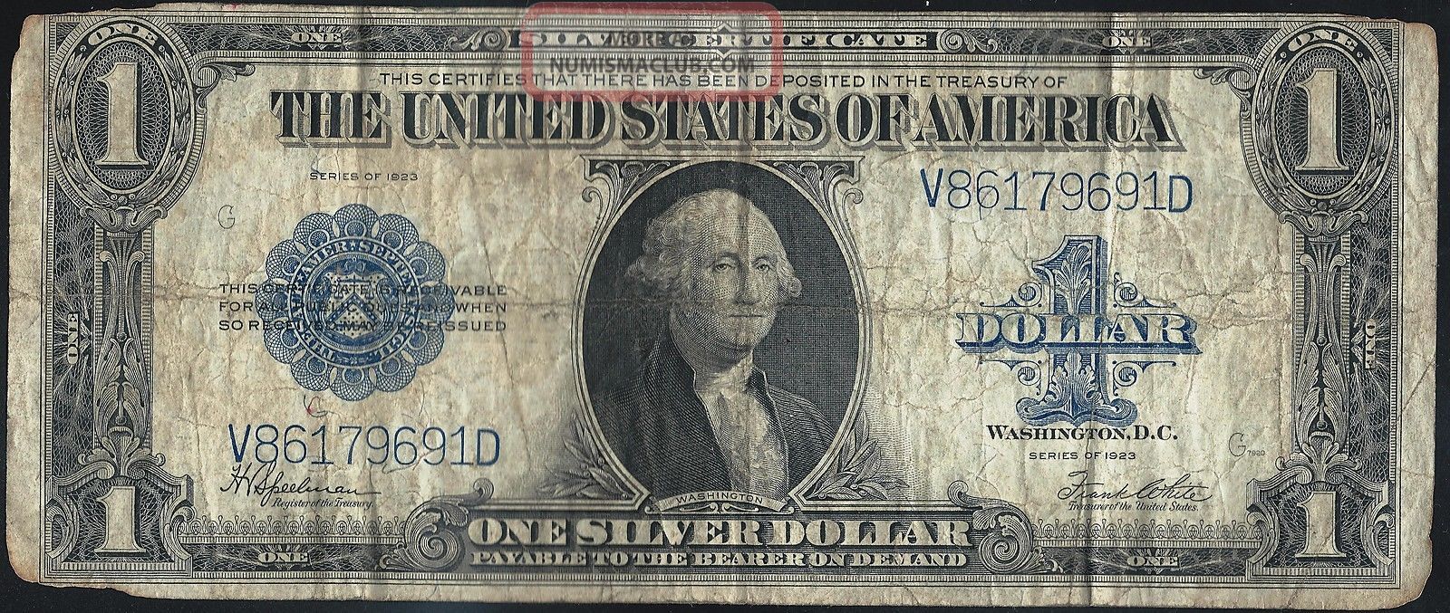 1923 $1 Silver Certificate Large Size Notes photo