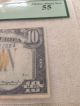 $10 1934 A North Africa Wwii Emergency Issue Silver Certificate Pcgs55 Small Size Notes photo 6