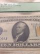$10 1934 A North Africa Wwii Emergency Issue Silver Certificate Pcgs55 Small Size Notes photo 7