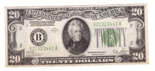 1928b $20 United States Note Ef photo
