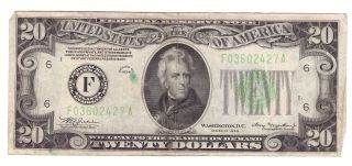 1934 $20 Federal Reserve Note Atlanta photo