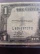 1935 C $1 Silver Certificate.  (no Motto) Serial L85469717d. Small Size Notes photo 2