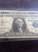 1957 $1 Silver Certificate Blue Seal.  Serial X22895557a. . Small Size Notes photo 3