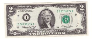 1976 $2 Federal Reserve Note Minneapolis - Au photo